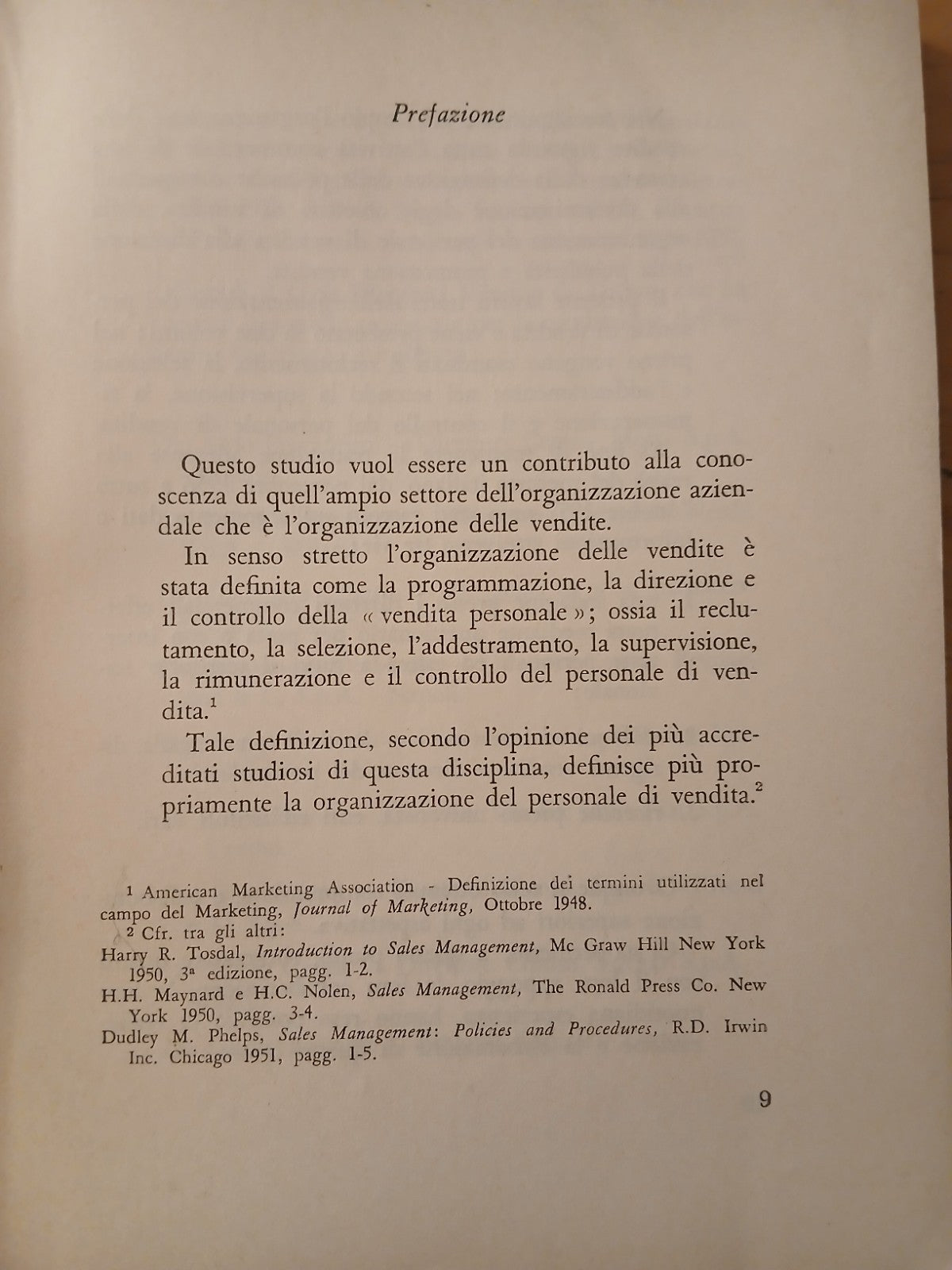 L'organizzazione del personale di vendita, Antonio Stellati - Franco Angeli 1958