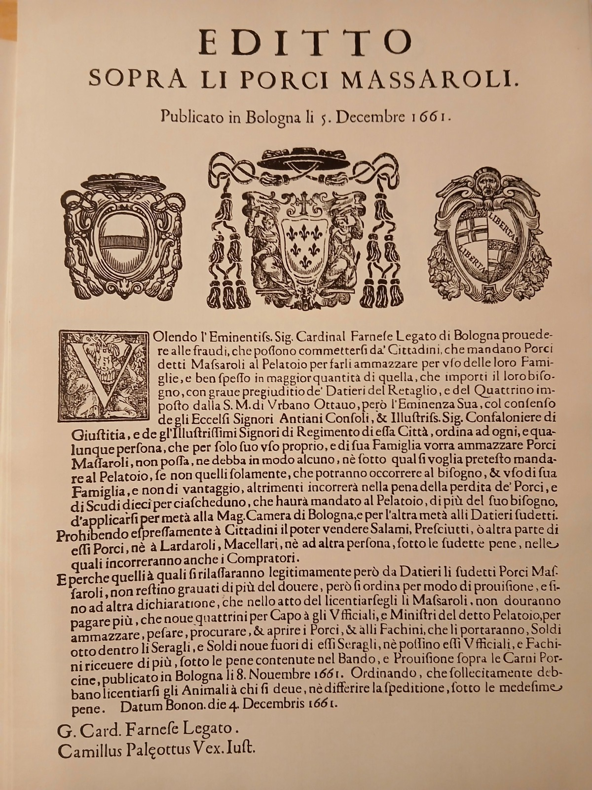 La carne suina nei secoli usi e virtù (Bologna) - Giancarlo Roversi, Vicentini.
