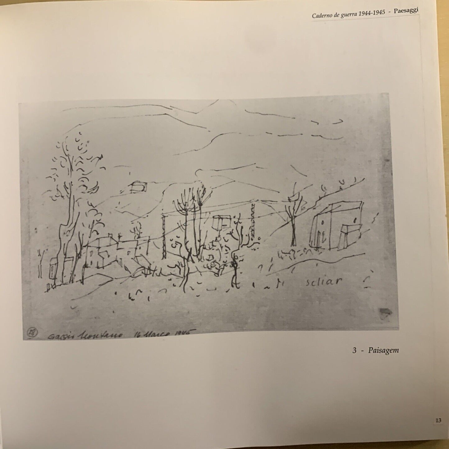 Carlos Scliar. Caderno de guerra 1944-1945. 1500/2000. A Redescoberta do Brasil#