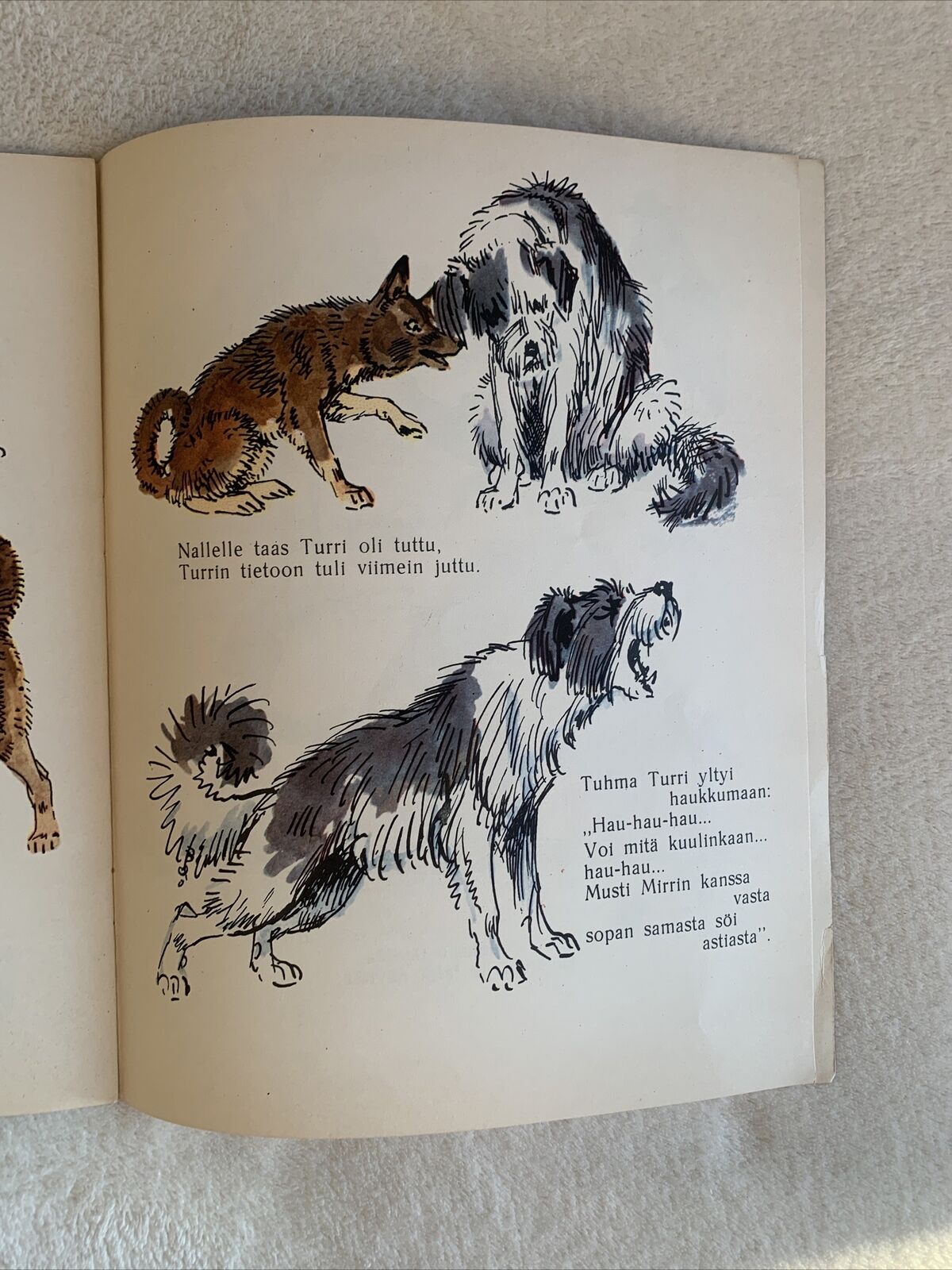 Libro illustrato per bambini anni '60. Provenienza Finlandia. raro interessante