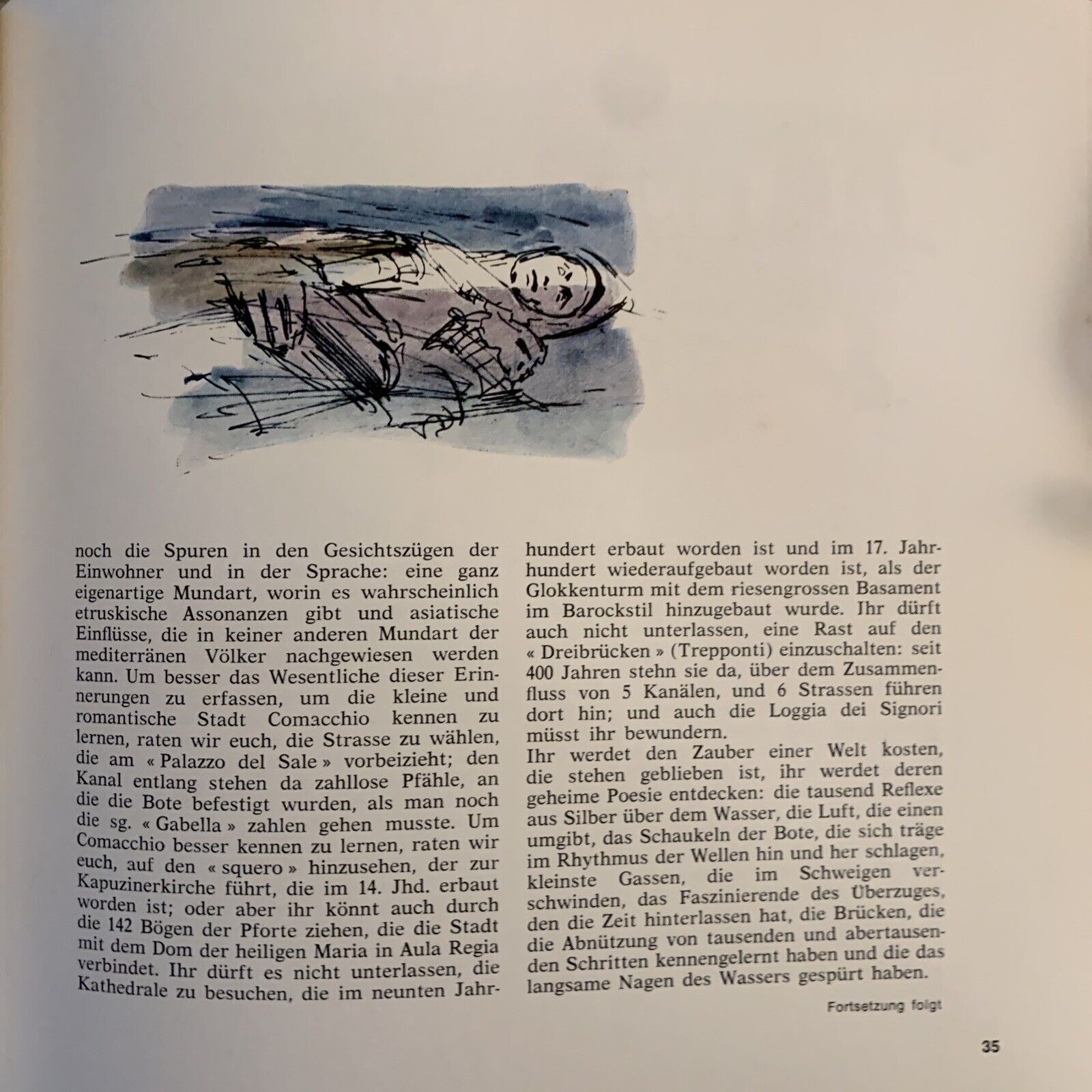 LIDO DI SPINA ITINERARI ROMANTICI. I VADEMECUM. EDIZIONE IN TEDESCO 1966