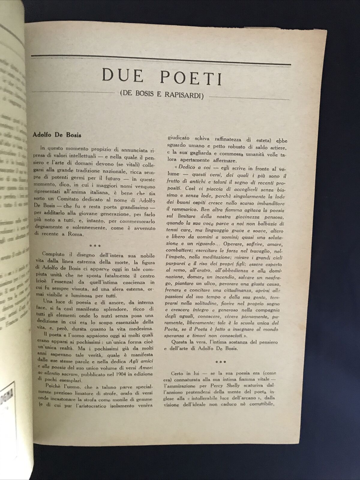 VITA NOVA N 8-ARPINATI G. SAITTA università di Bologna 1930