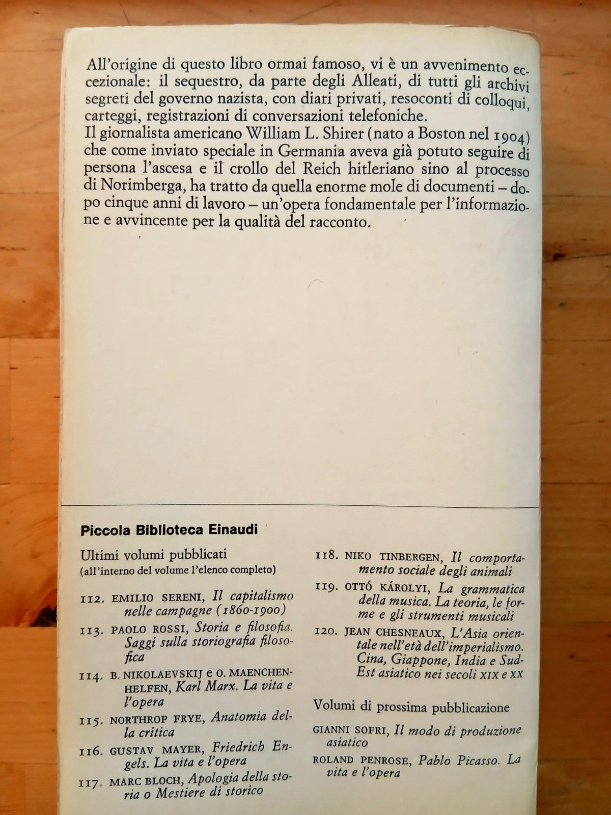 Storia del terzo Reich vol. 2 - William L. Shirer - Einaudi 1969