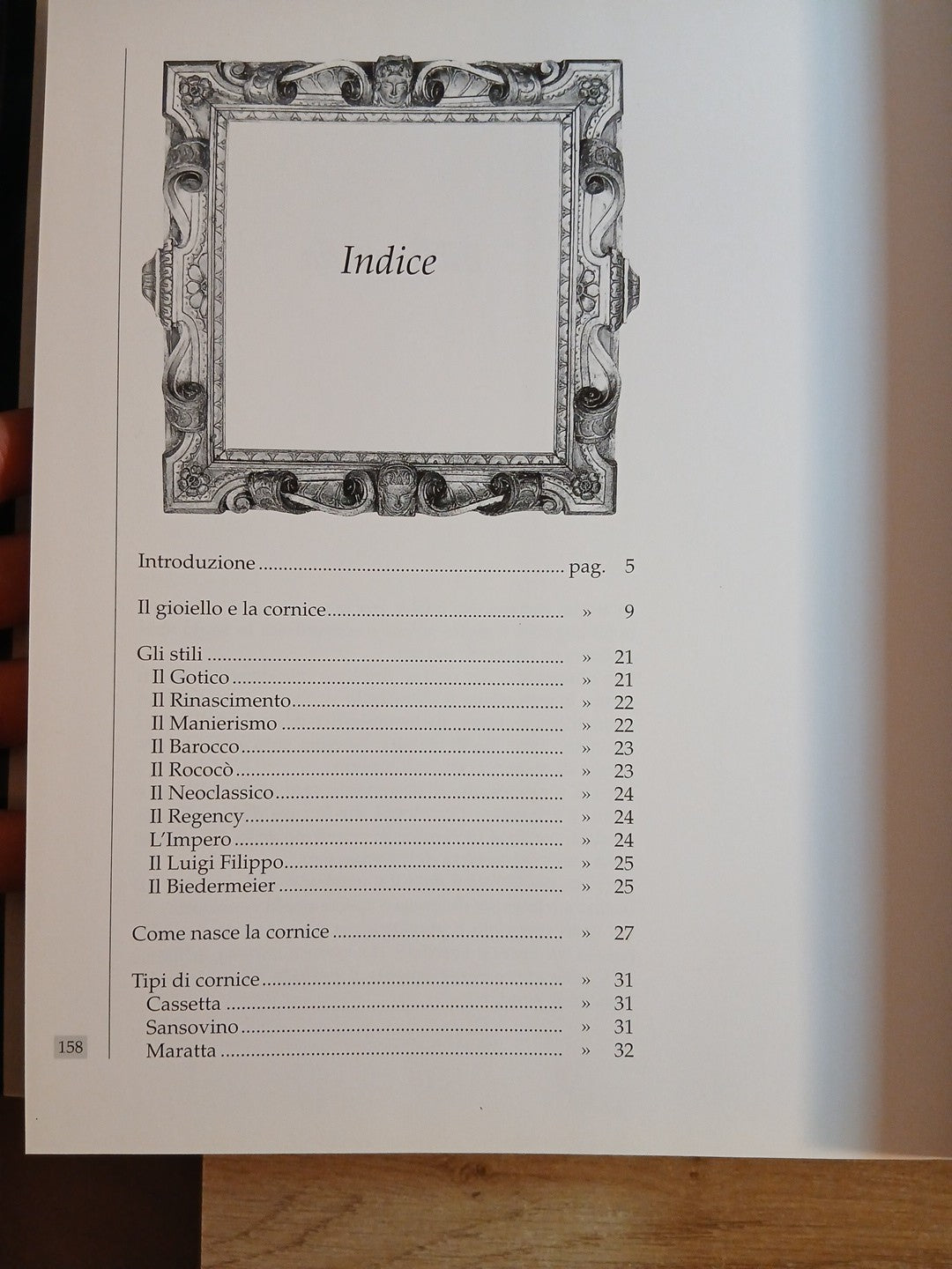 Guida all'antiquariato, Le Cornici, De Vecchi editore 1994