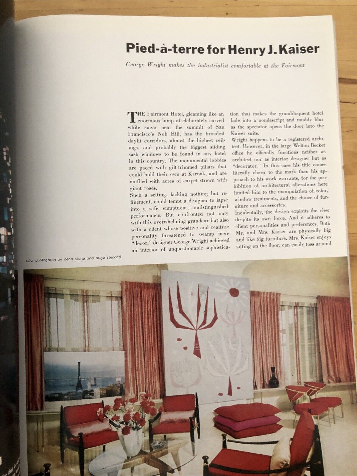 INTERIORS MAGAZINE DECEMBER 1956 Olga Gueft - Interiors, design, architecture.
