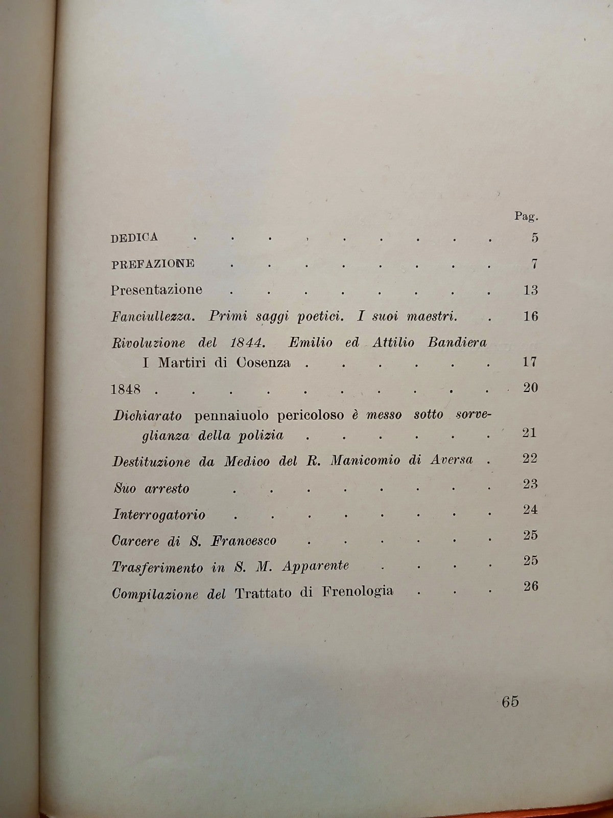Un alienista patriota - Biagio Miraglia, La Pegna - scuola Tip. Villa Russo 1936