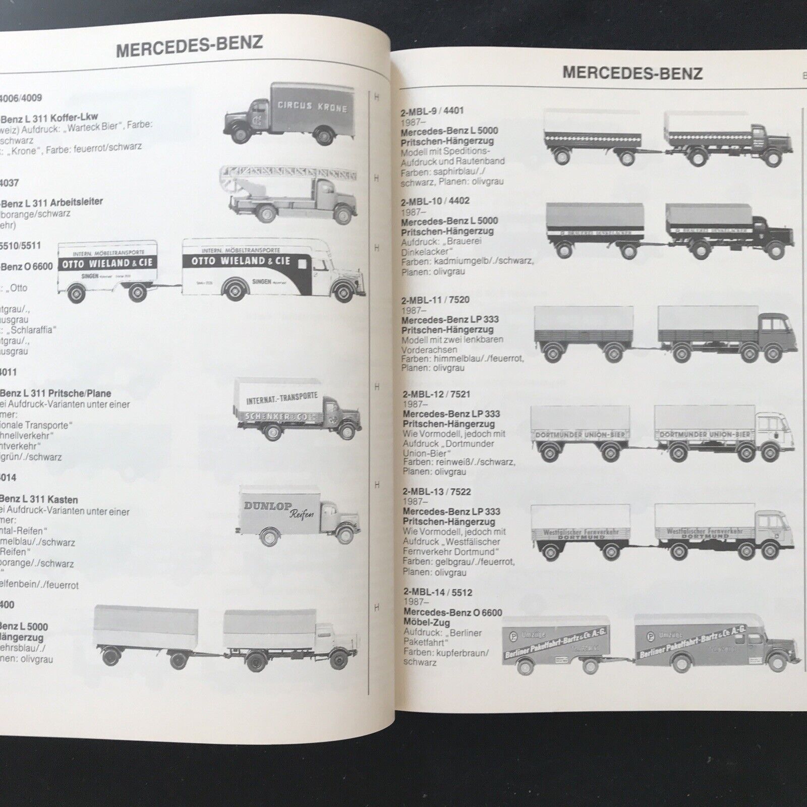 MODELLAUTO KATALOG HO-LKW, Alba, Uwe Ruck / Eberhard Fluhs.