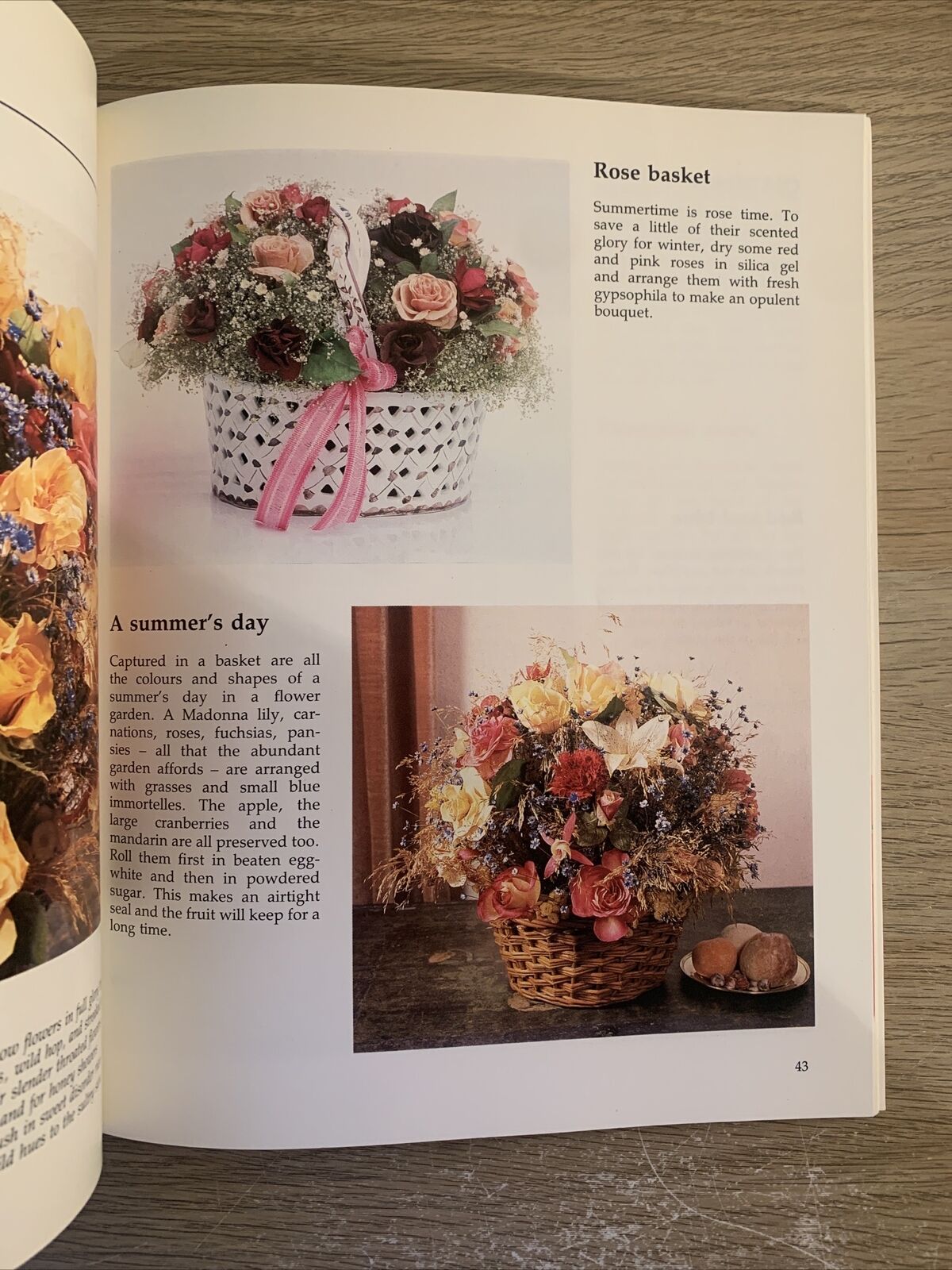 Fiori secchi decorazioni idee, lingua inglese. Dried Flowers Ideas. Hamlyn