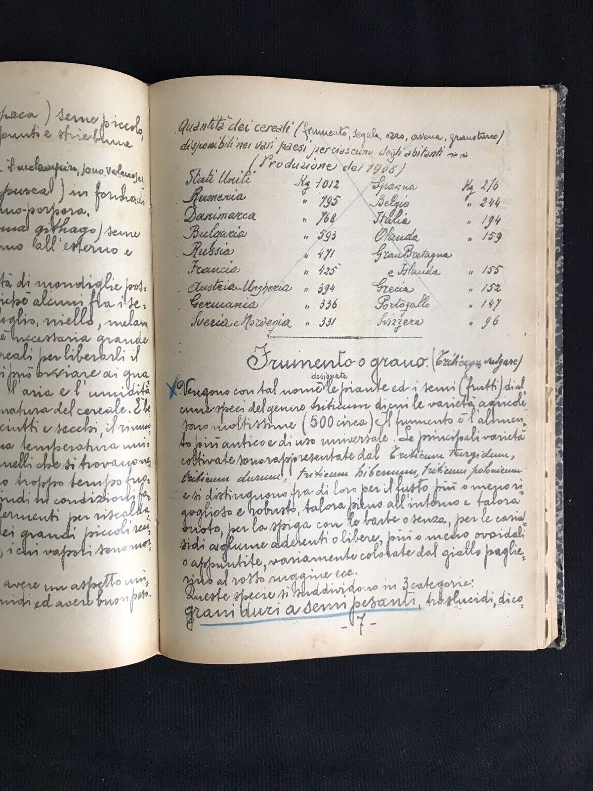 Lezioni di Chimica Bromatologica del dott. Mario Raffo, Università Bologna 1912