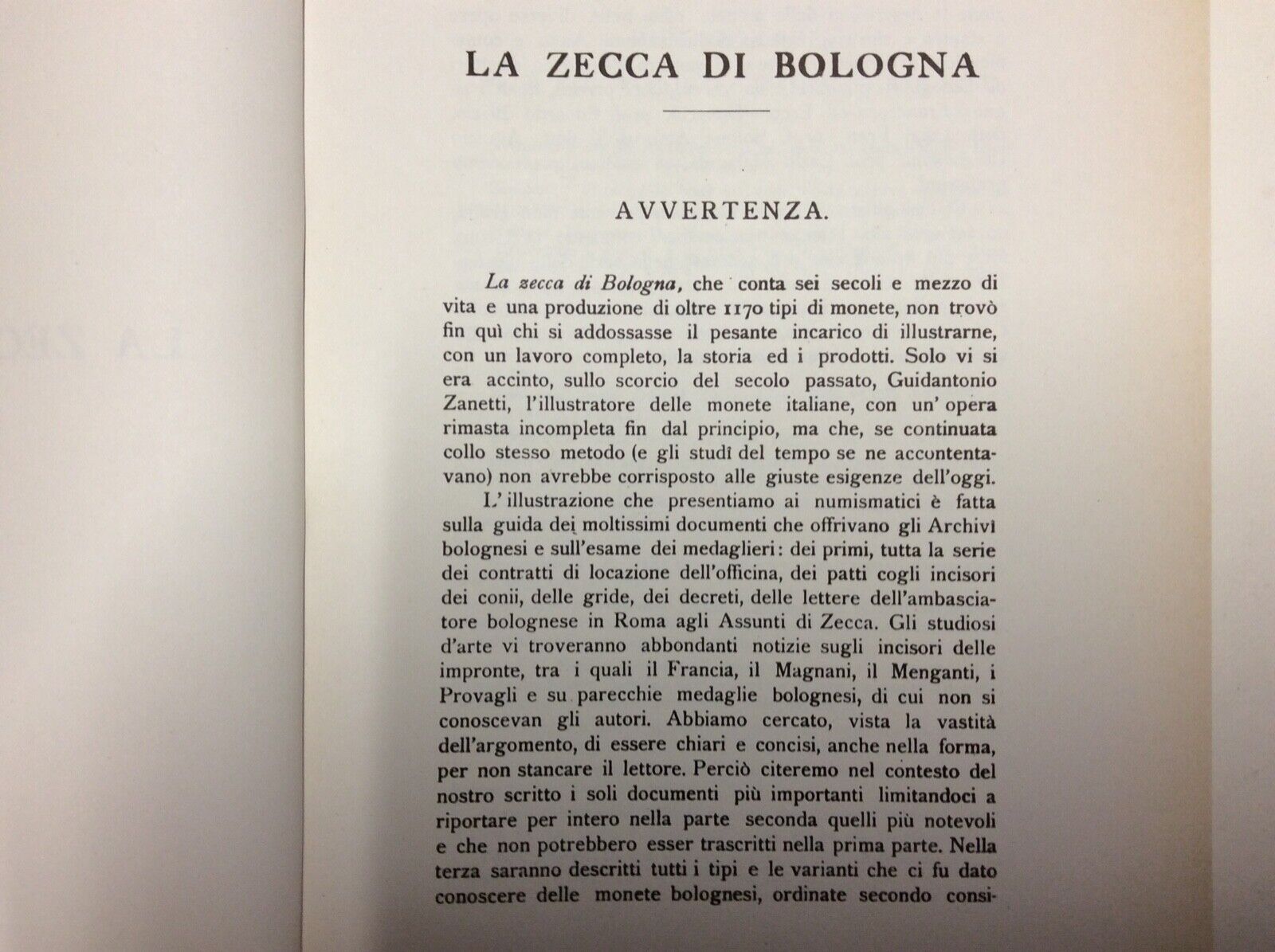 MALAGUZZI VALERI, LA ZECCA DI BOLOGNA, FORNI EDITORE RISTAMPA