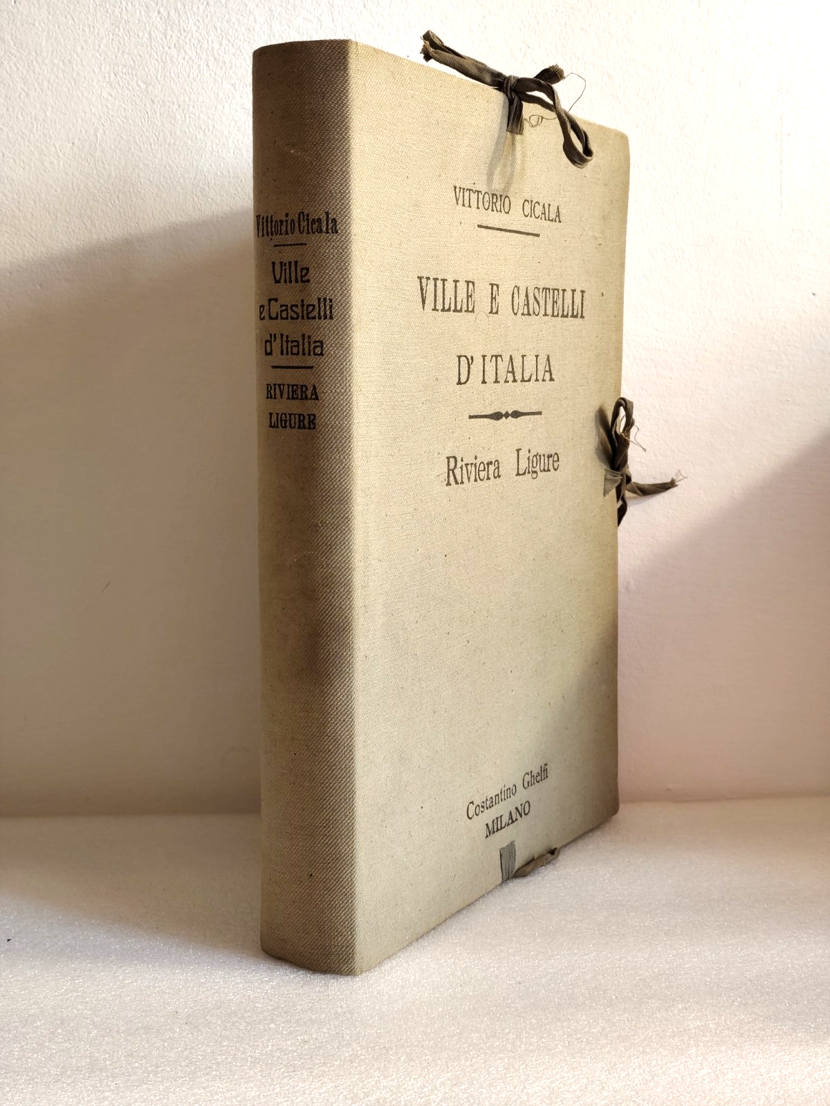 Ville e Castelli d'Italia, Riviera Ligure, Vittorio Cicala 1917, Gustavo Modiano