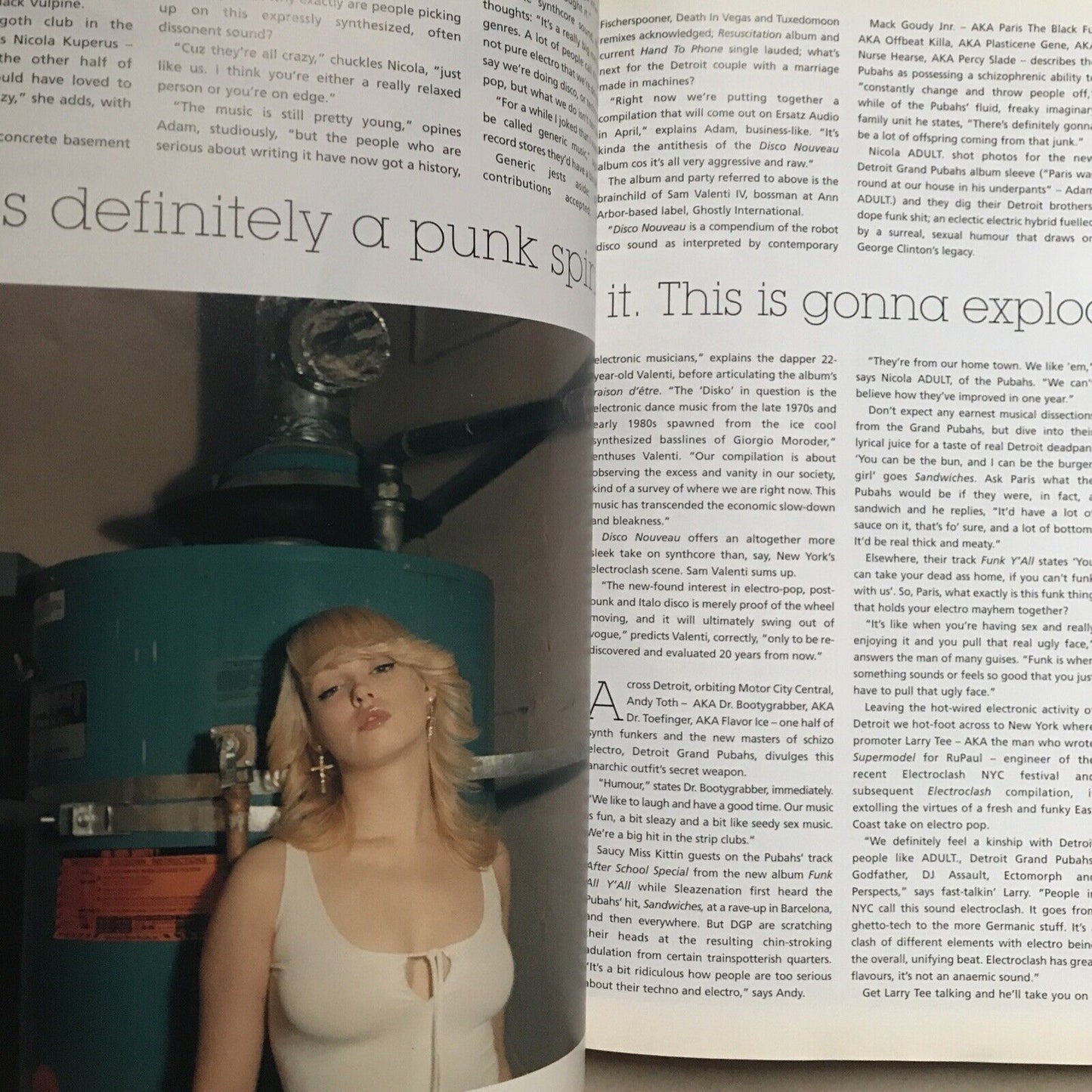 Sleazenation January February 2002- Volume 4 Issue 12 SYNTHCORE