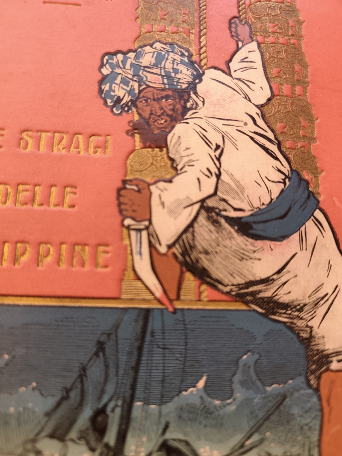 Le stragi delle Filippine - Emilio Salgari 1923 Vallardi, Illustrato da G. Gamba