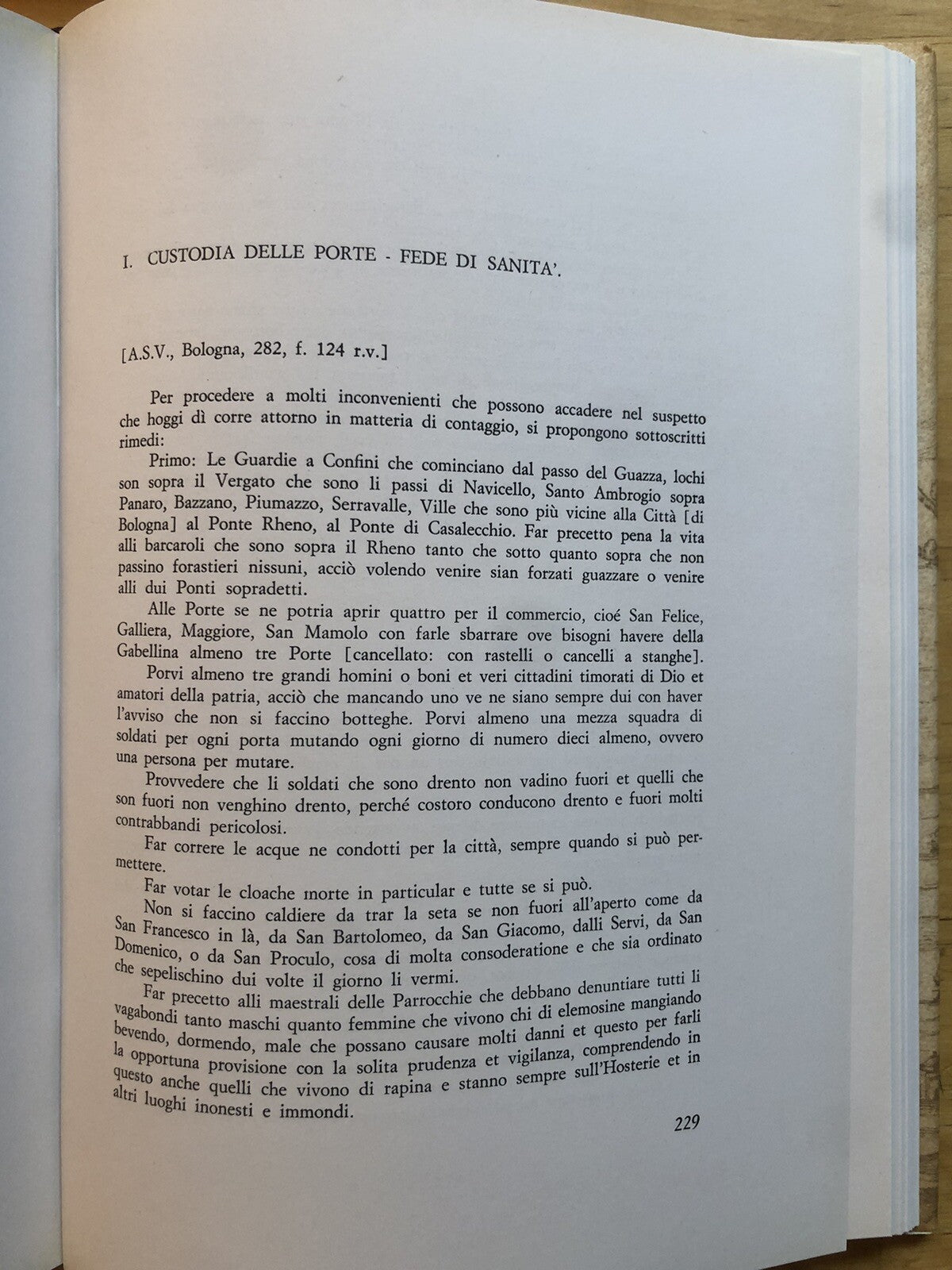 Bologna e la peste del 1630, Antonio Brighetti. Aulo Gaggi editore 1968