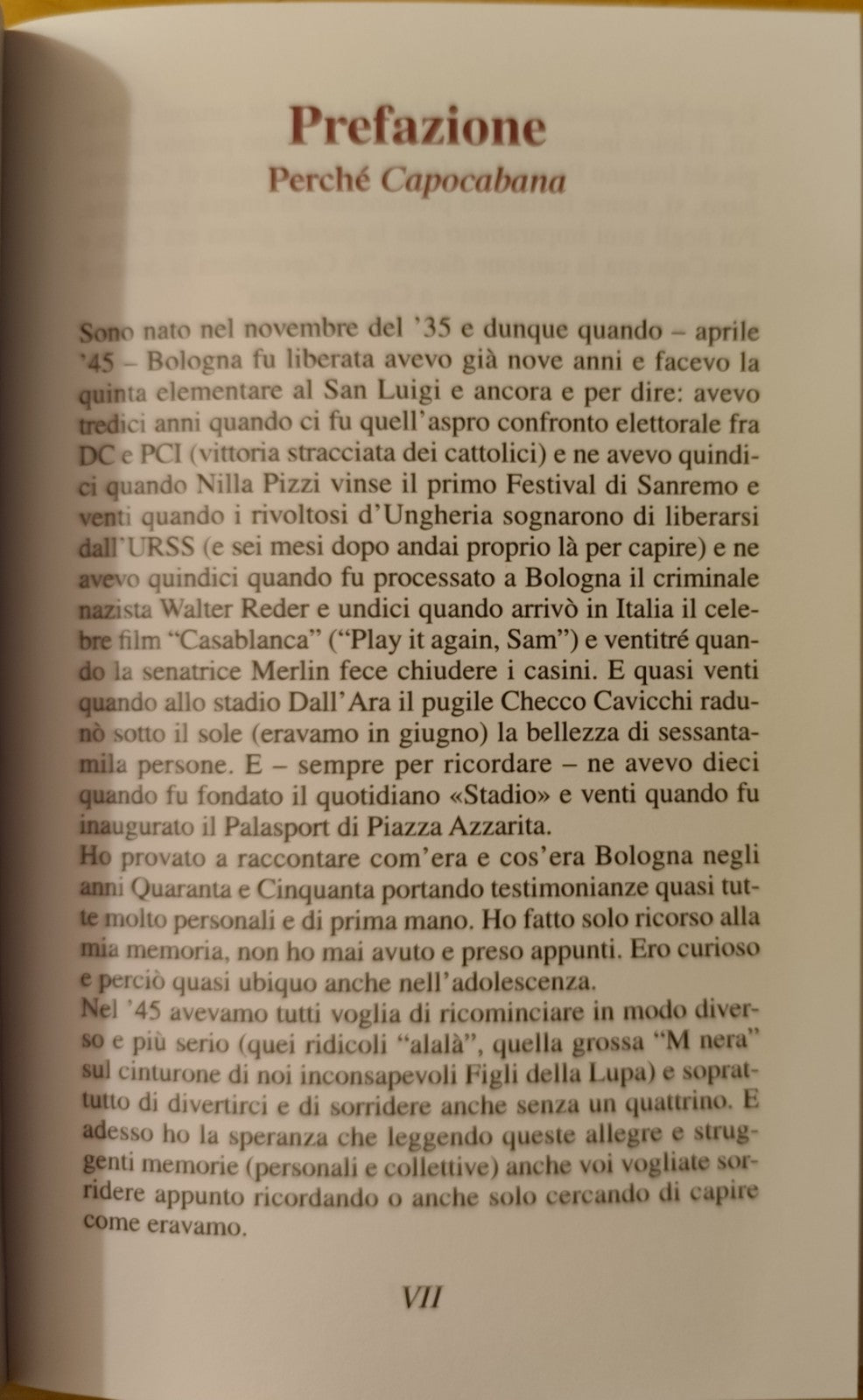 A Capocabana Bologna Civ racconta come eravamo, G. Civolani, Alberto Perdisa ed.