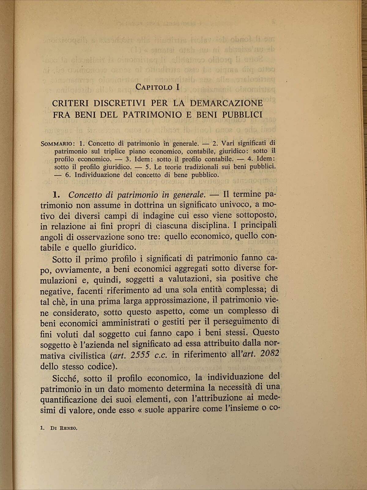 I BENI DEGLI ENTI PUBBLICI - Francesco di Renzo - Giuffré editore 1978 #