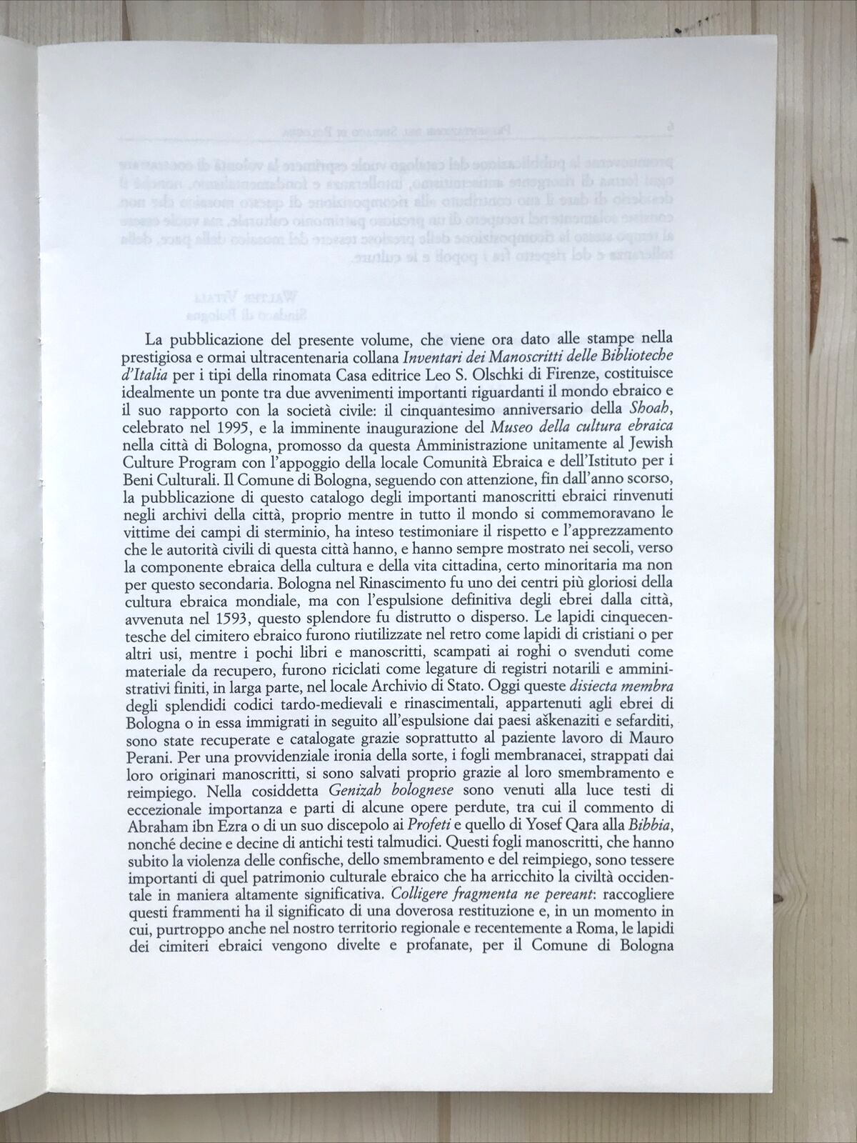 I FRAMMENTI EBRAICI DI BOLOGNA, archivio di stato e collezioni minori, Olschki