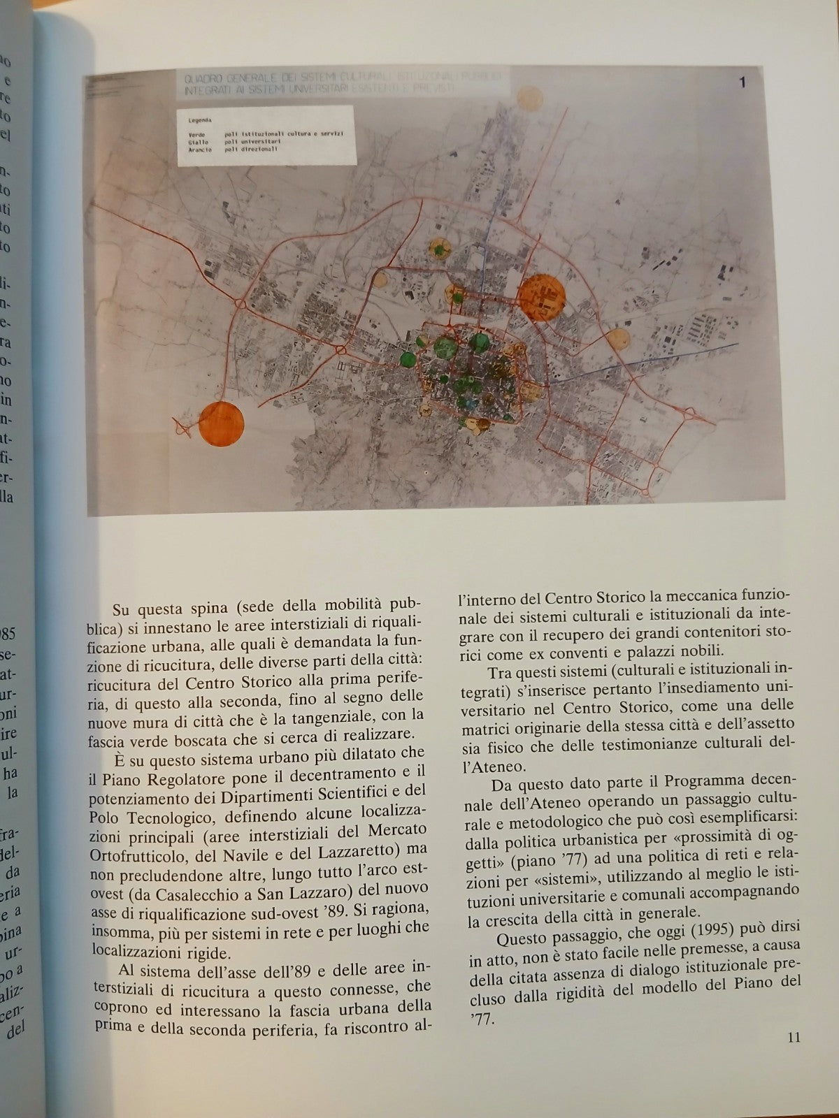 Lo sviluppo urbano ed edilizio dell'Ateneo Bolognese 1986/1995 Inarcos - Bologna