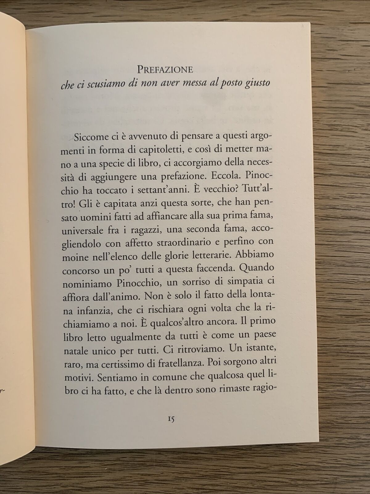 PINOCCHIO HA SETTANT'ANNI - Franco Antonicelli. Università degli studi di Pavia