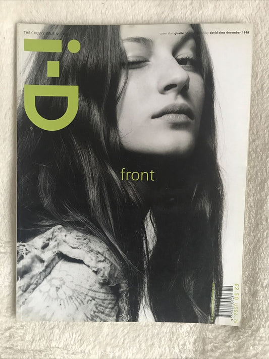 i-D magazine no. 182 GISELLE december 1998 THE CHEEKY ISSUE