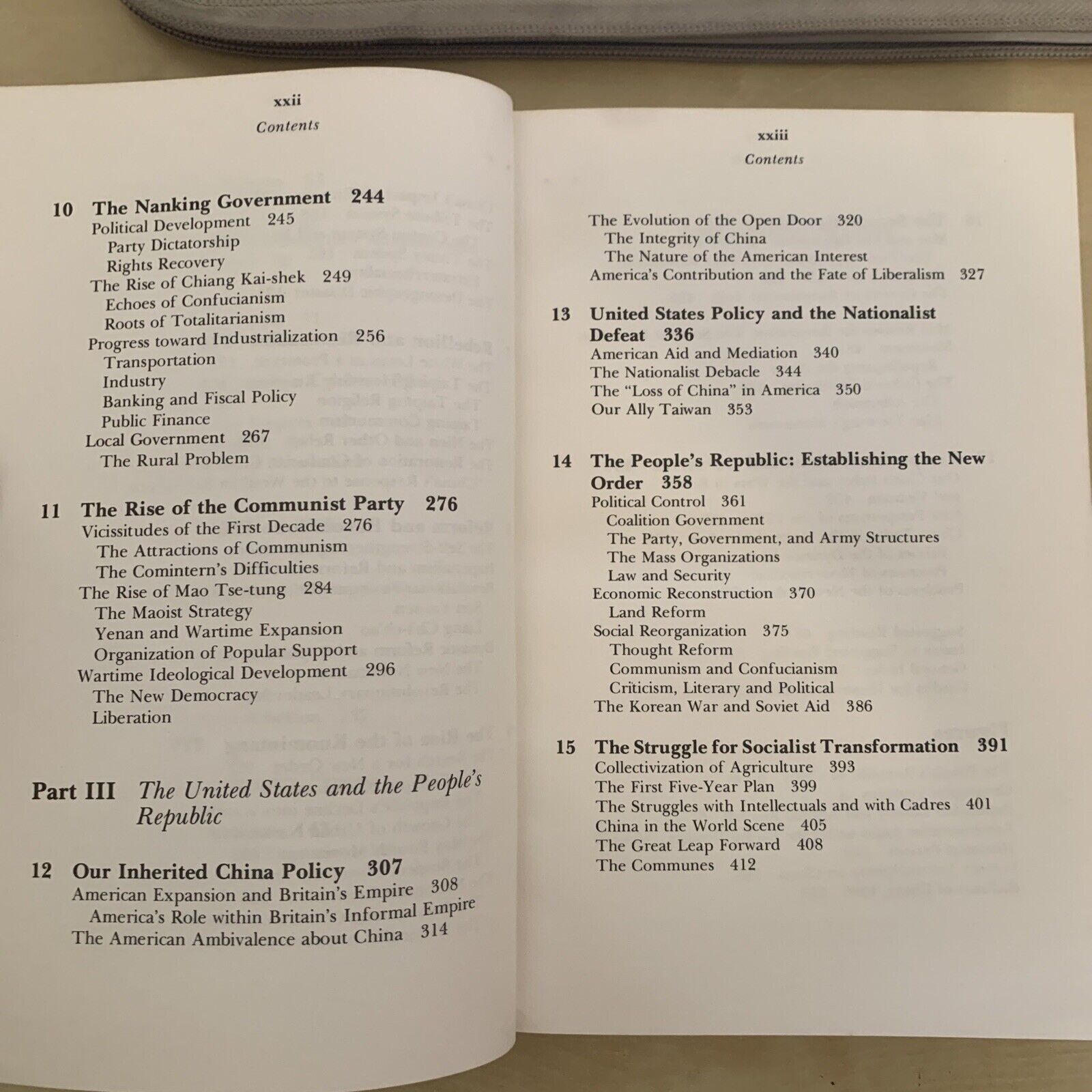 JOHN KING FAIRBANK. The United States & China fourth edition 1982 #