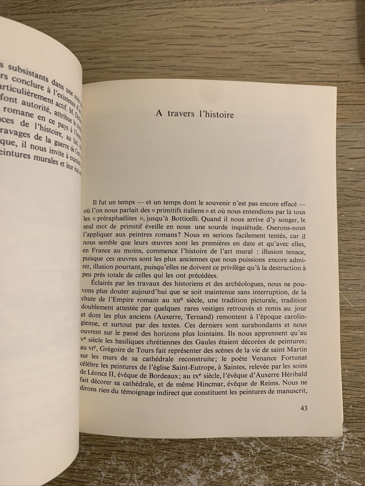 Paul Henry Michel, la fresque romane. idées arts. Gallimard 1961