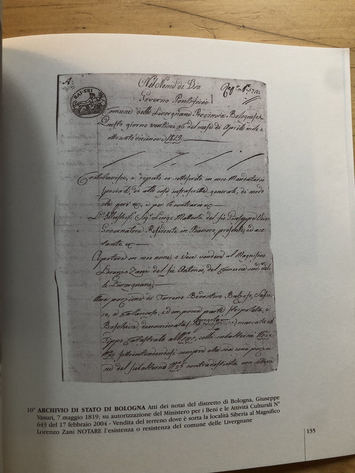 LIVERGNANO nella storia di un paese 2004