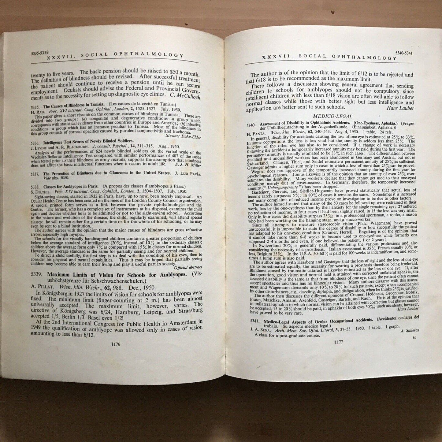 OPHTHALMIC LITERATURE - OFTALMOLOGIA 1950 Stewart Duke Elder voll.  4 pt.5-6-7