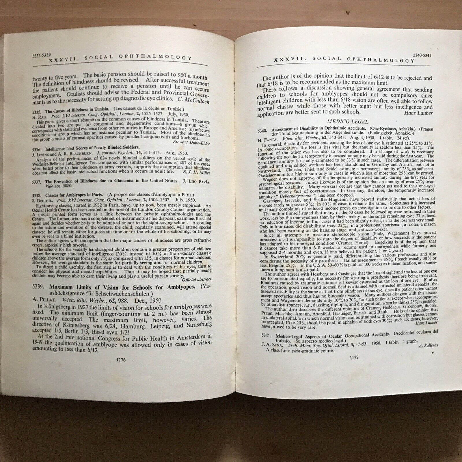 OPHTHALMIC LITERATURE - OFTALMOLOGIA 1950 Stewart Duke Elder voll.  4 pt.5-6-7