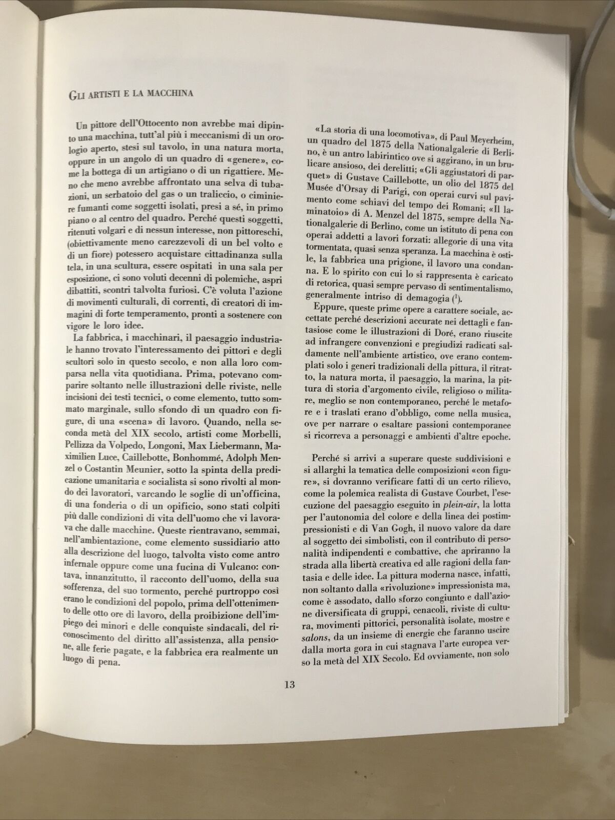 QUANDO L'ARTE ANDAVA IN FABBRICA i pittori e l'officina del gas, E. Contini 1991