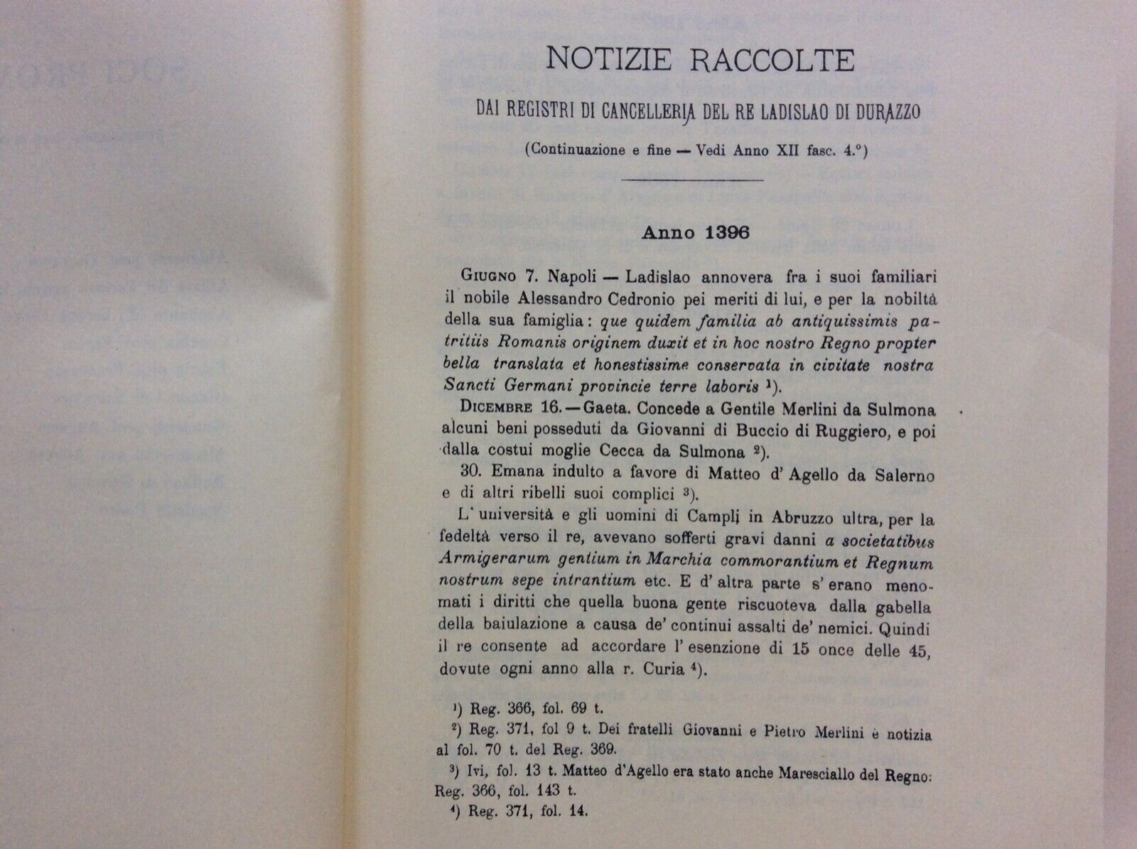 ARCHIVIO STORICO PER LE PROVINCE NAPOLETANE, ANNO TREDICESIMO, FORNI ristampa