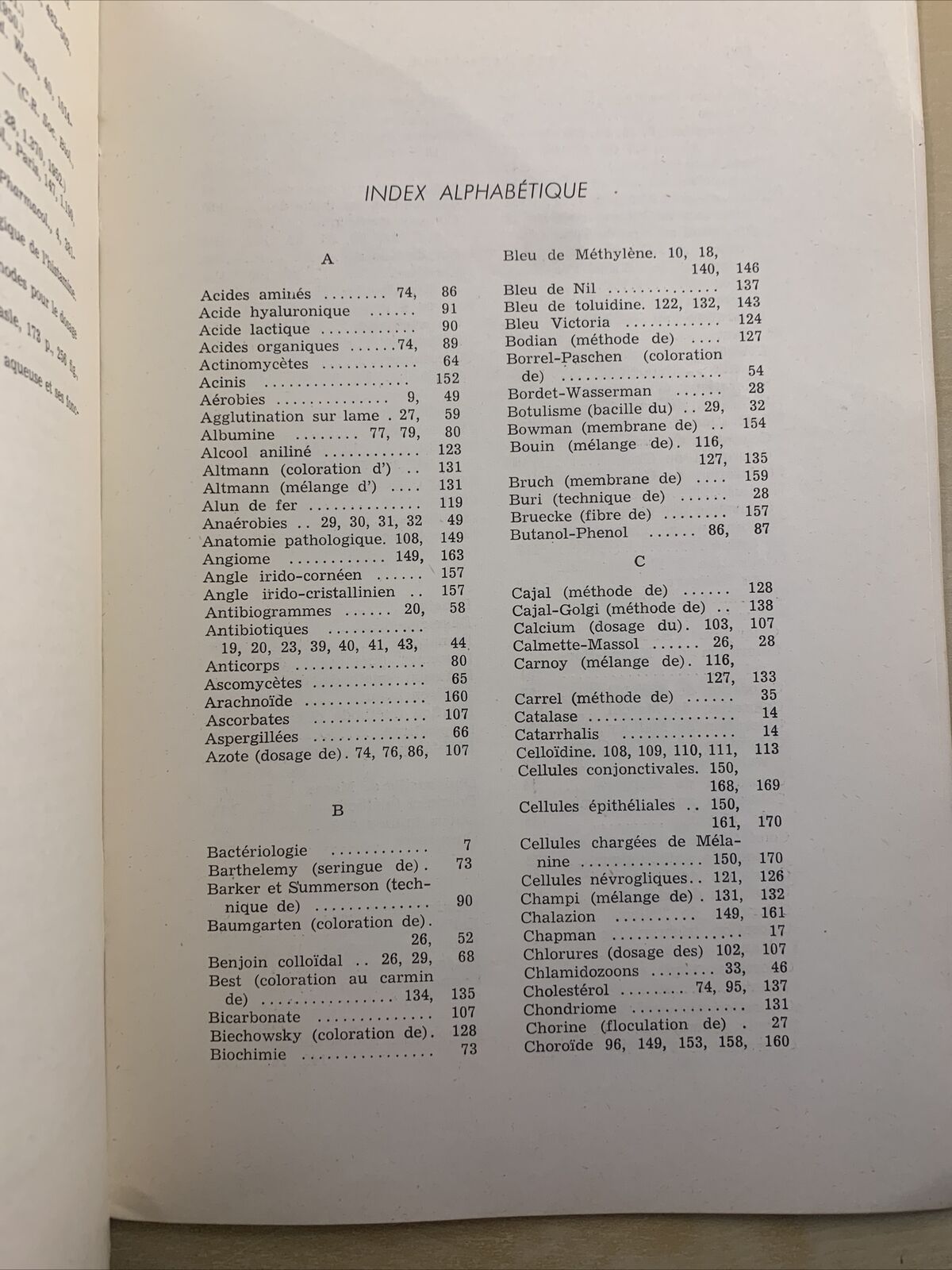 NOUVELLES TECHNIQUES DE LABORATOIRE EN OPHTALMOLOGIE - J. B. BARON, CABAU #
