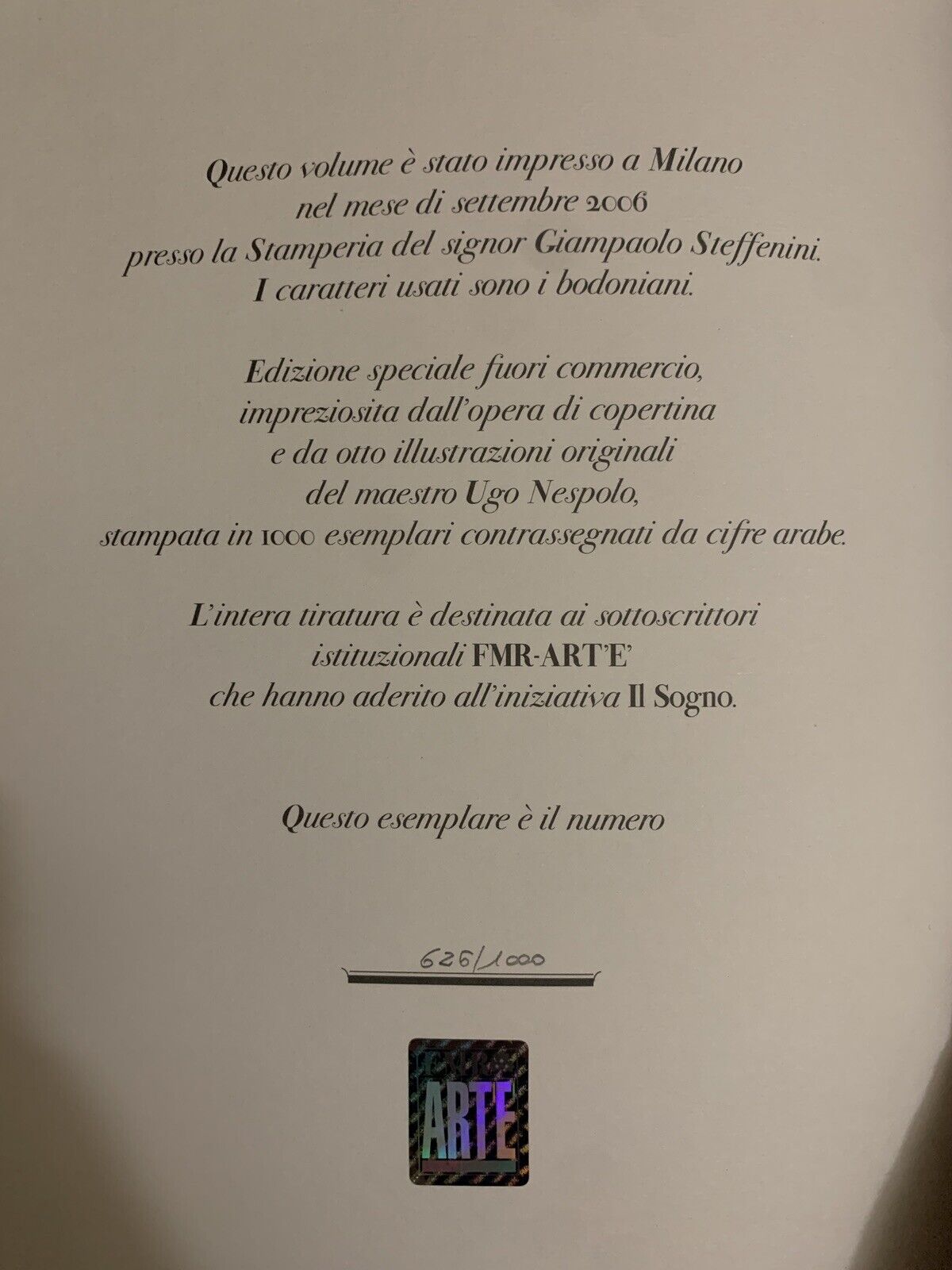 LIBRO DEI SOGNI - FRANCO MARIA RICCI FMR ART'E', UGO NESPOLO G. GUADALUPI