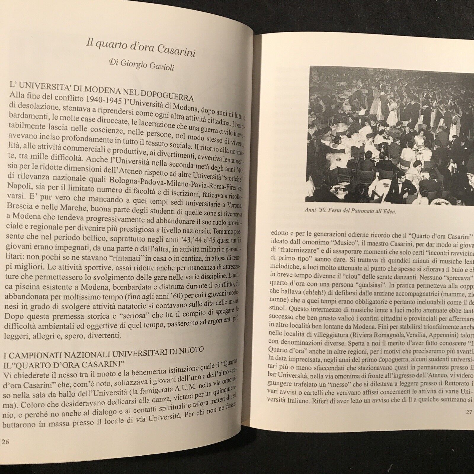 E CONTINUARONO A CHIAMARLO GUF, Beppe Zagaglia. Storia del bar Università