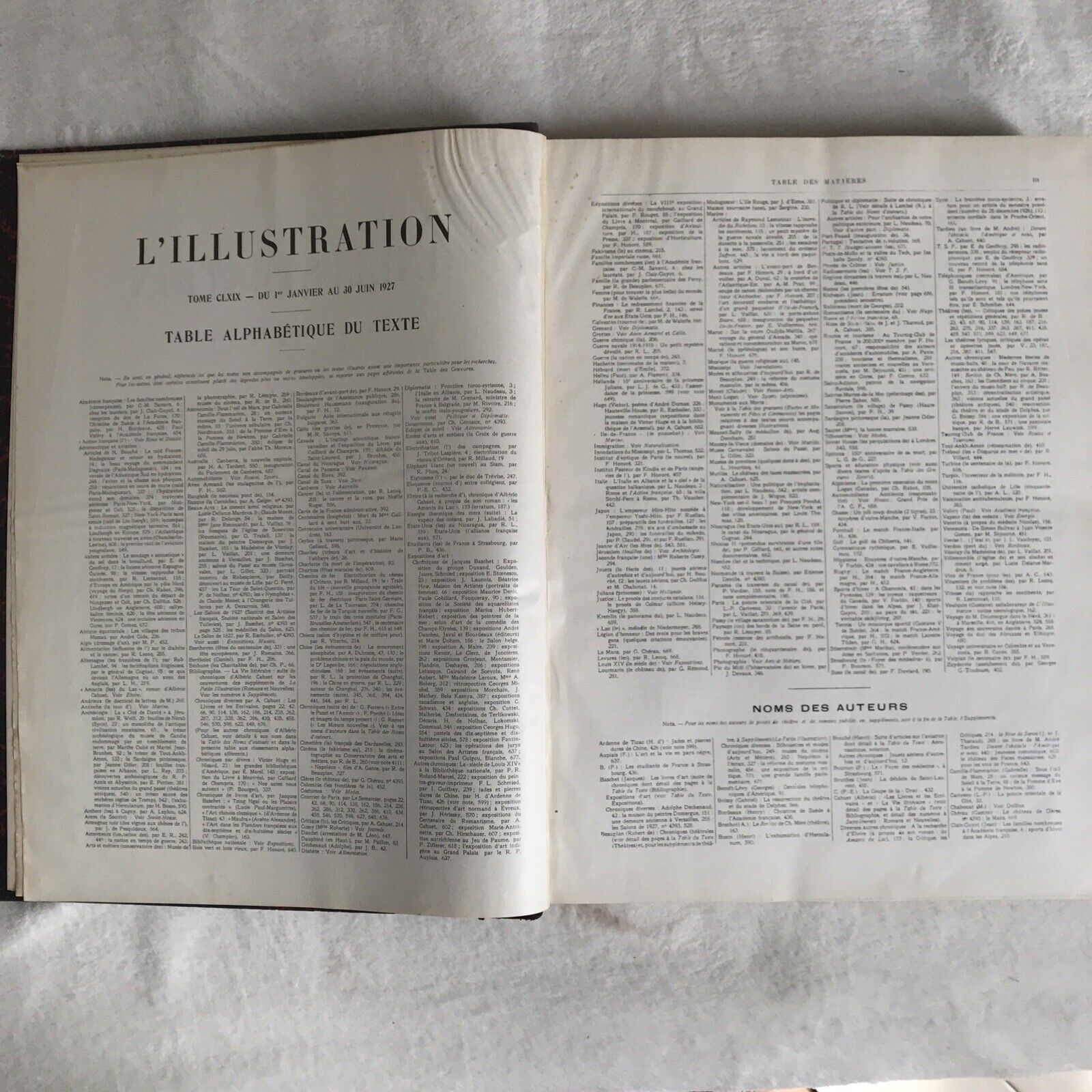 L'ILLUSTRATION TOME CLXIX 1927, R. BASCHET 