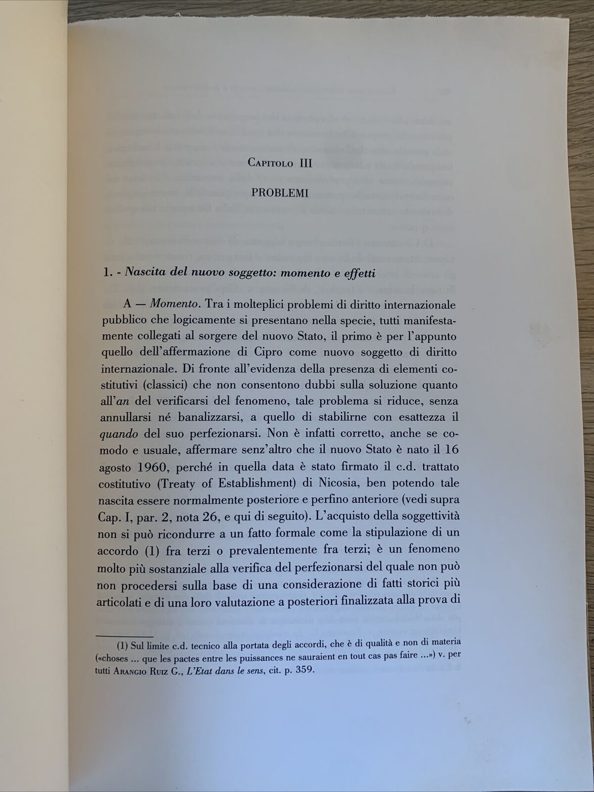 COSTITUZIONE INTERNAZIONALMENTE OTTRIATA E INDIPENDENZA. Cipro. Ermanno Cabiaia