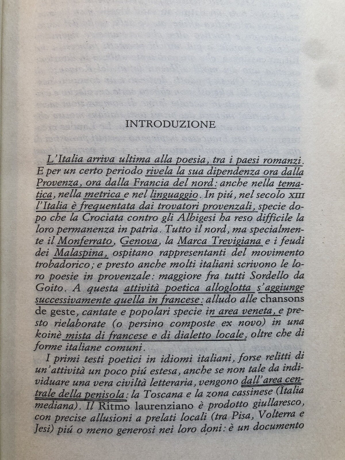 Antologia della poesia italiana Einaudi tascabili. 4 volumi Cesare Segre, Ossola