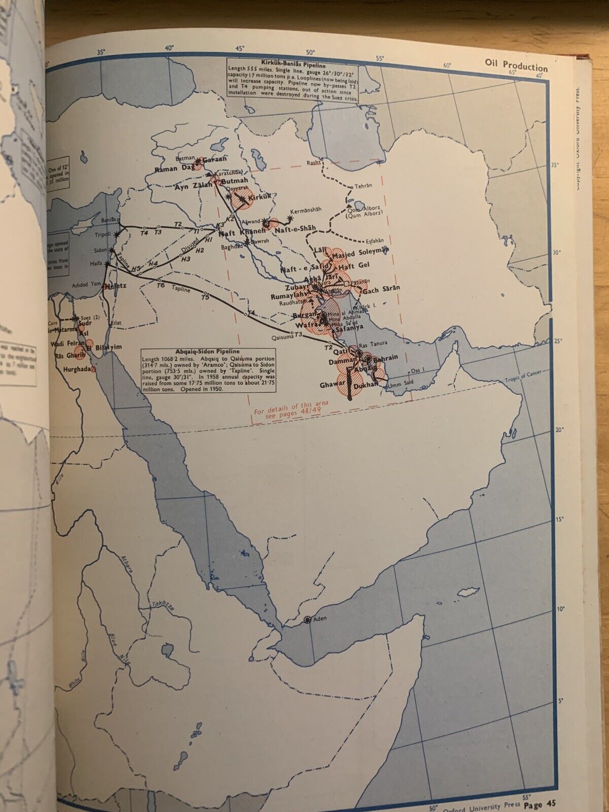 The middle East and North Africa - Oxford Regional Economic Atlas 1964