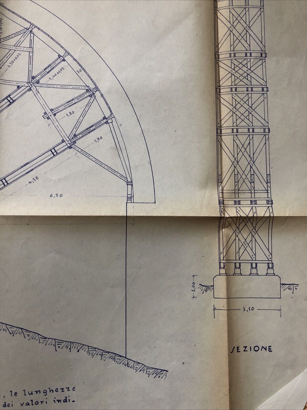 FERROVIE DELLO STATO linea Altare Savona progetto ricostruzione arco distrutto