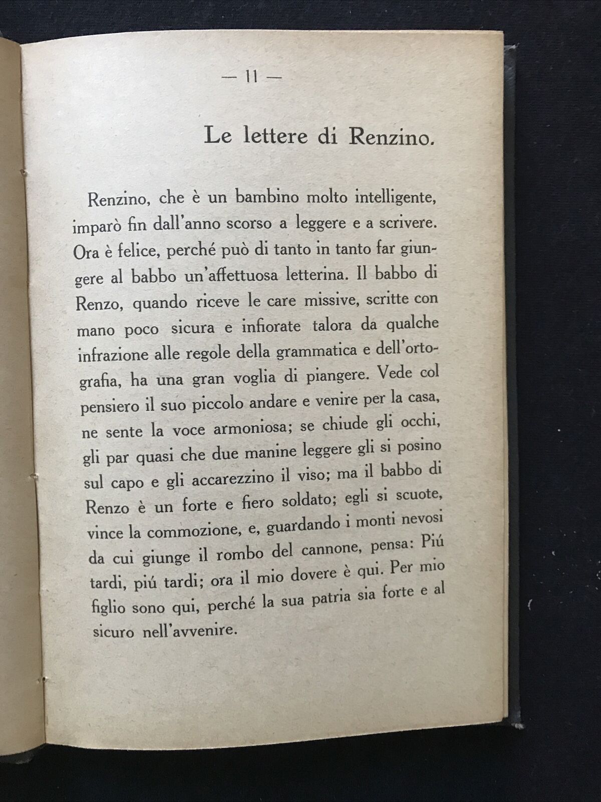 Clelia Mila Carena MENTRE IL BABBO E' ALLA GUERRA, Paravia ed. 1917