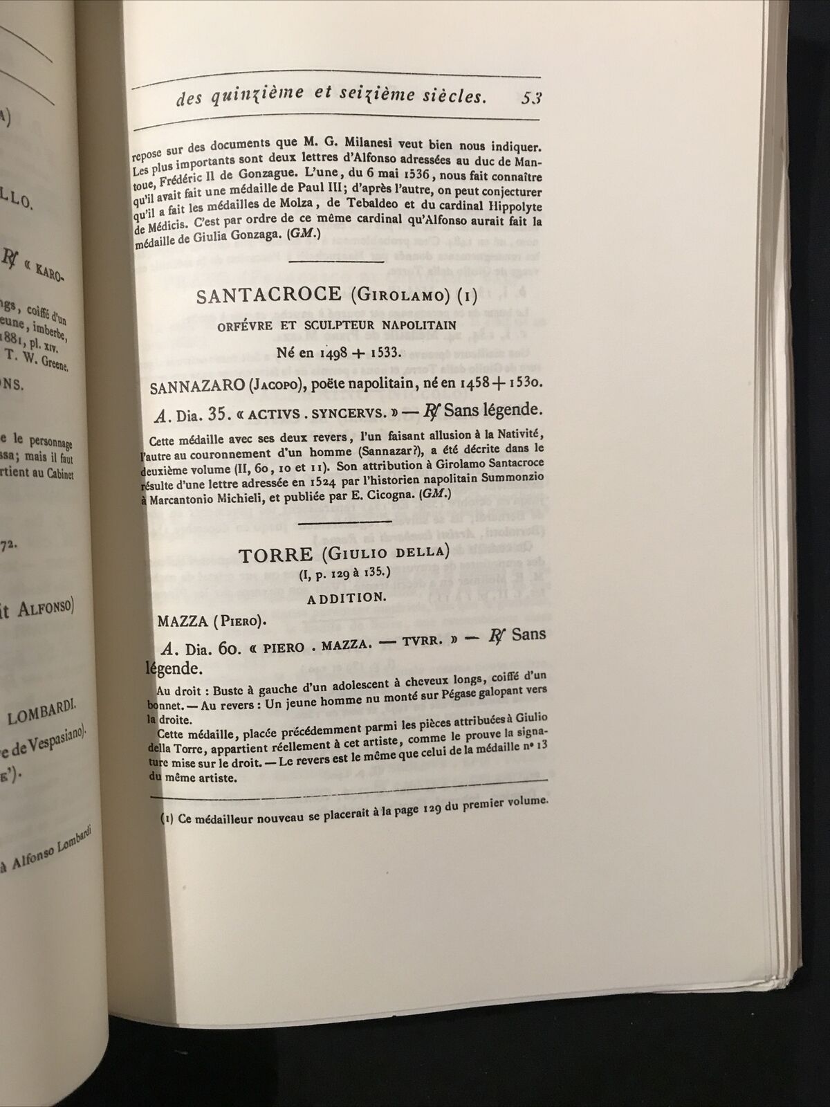 Les médailleurs italiens des XV et XVI siècles, FORNI RIST.ANASTATICA,TOME 3 #