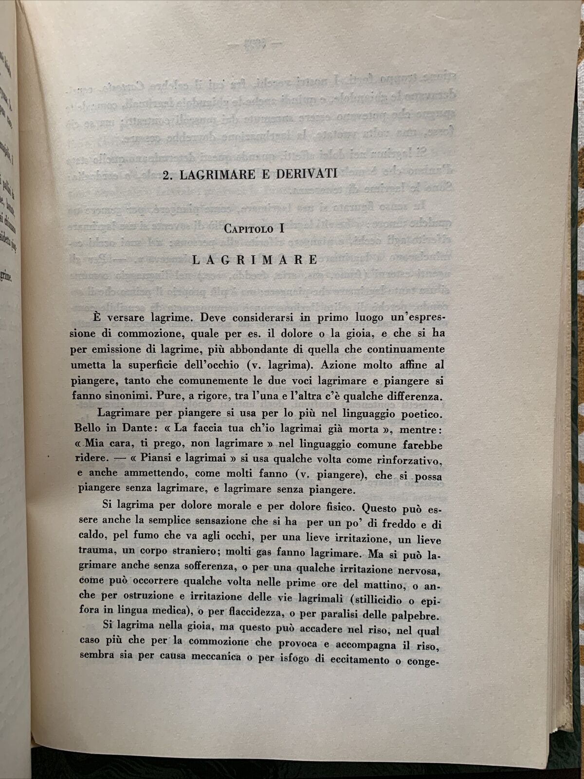 L'OCCHIO NEL LINGUAGGIO COMUNE - GIUSEPPE OVIO. 2 volumi 1941 #