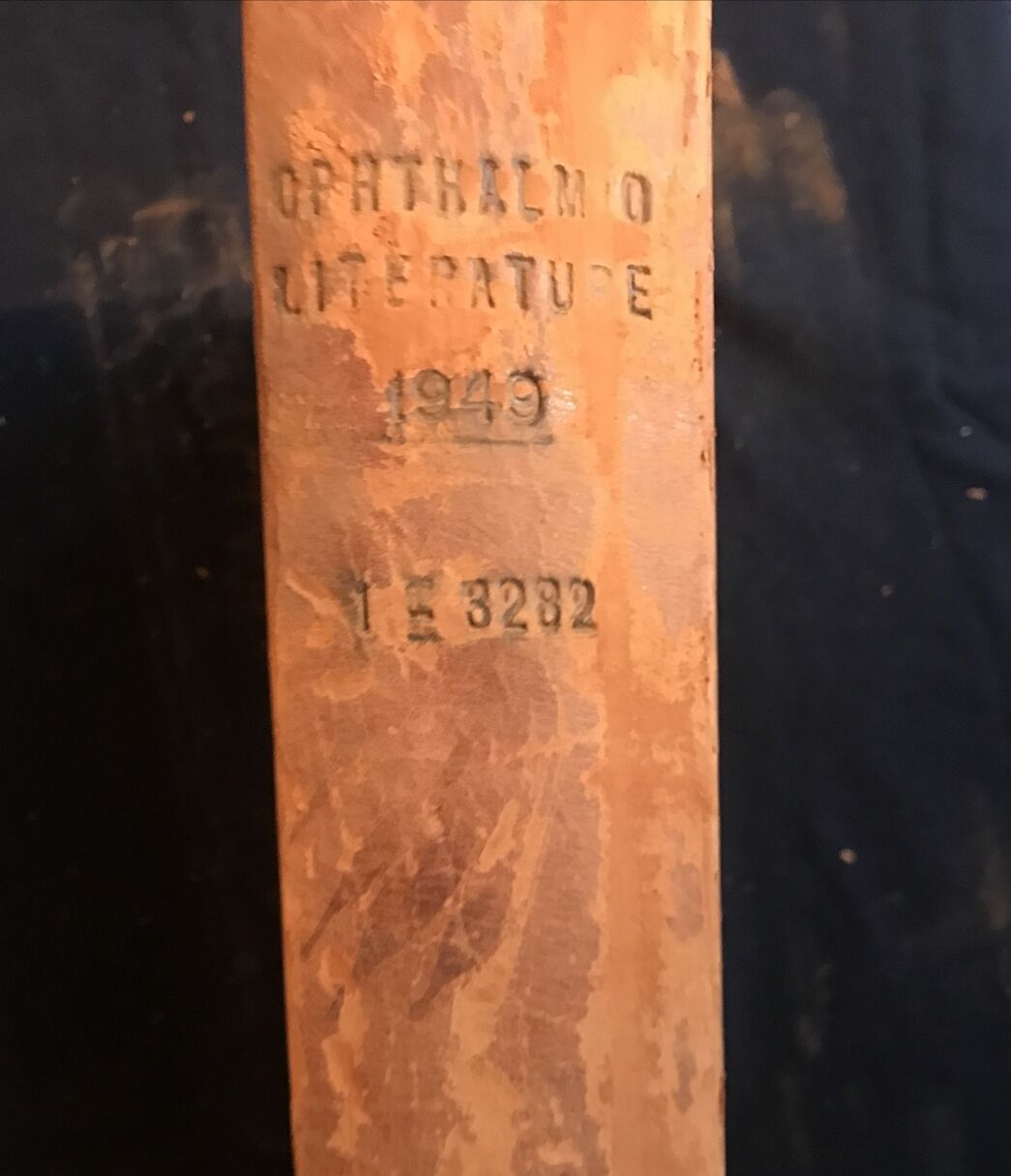 OPHTHALMIC LITERATURE - OFTALMOLOGIA 1949 Stewart Duke Elder voll. 3 pt. 1-2-3-4