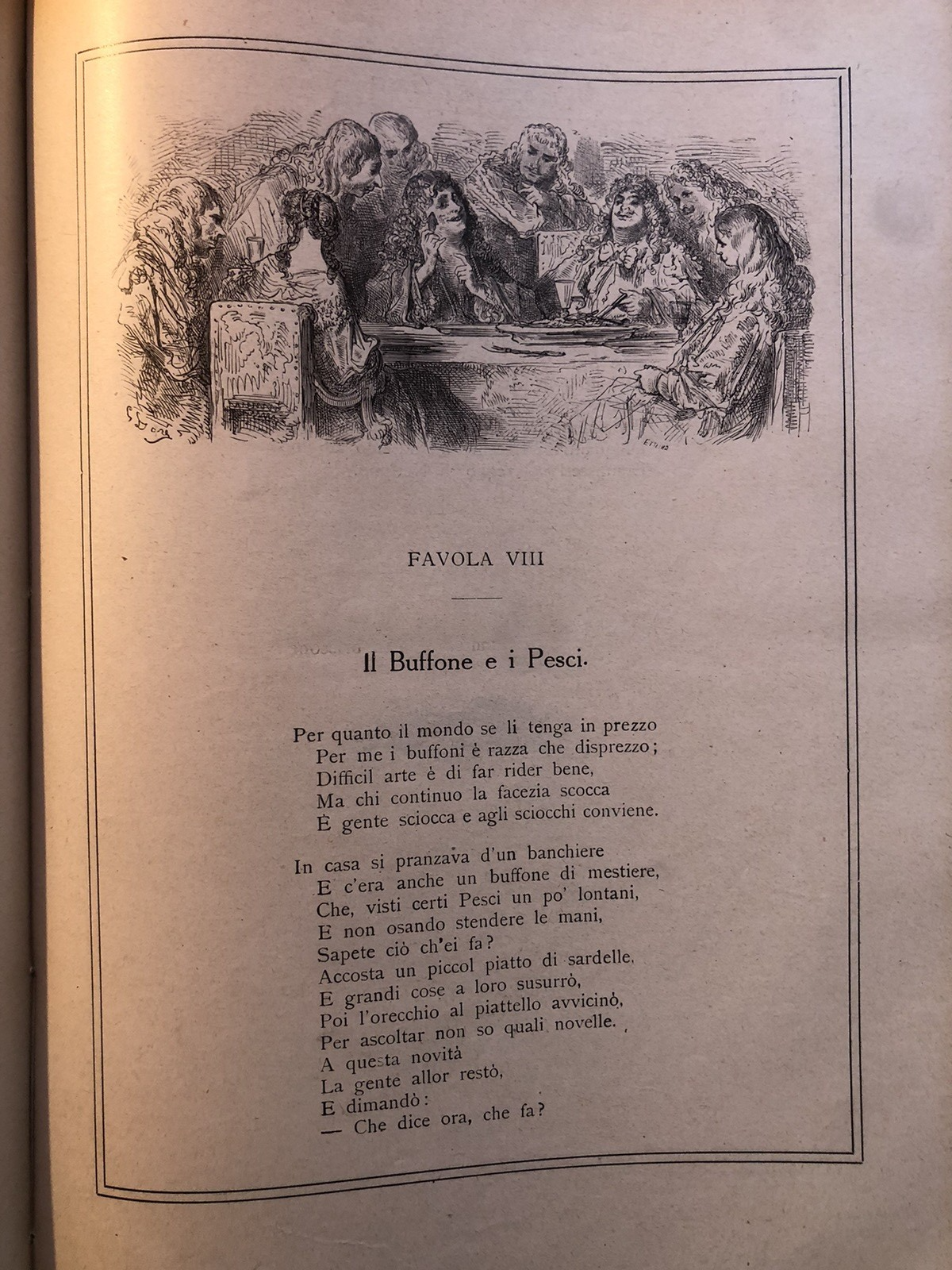 Le favole di La Fontaine - Gustavo Dorè, Emilio De Marchi.  primi del '900 s.d.