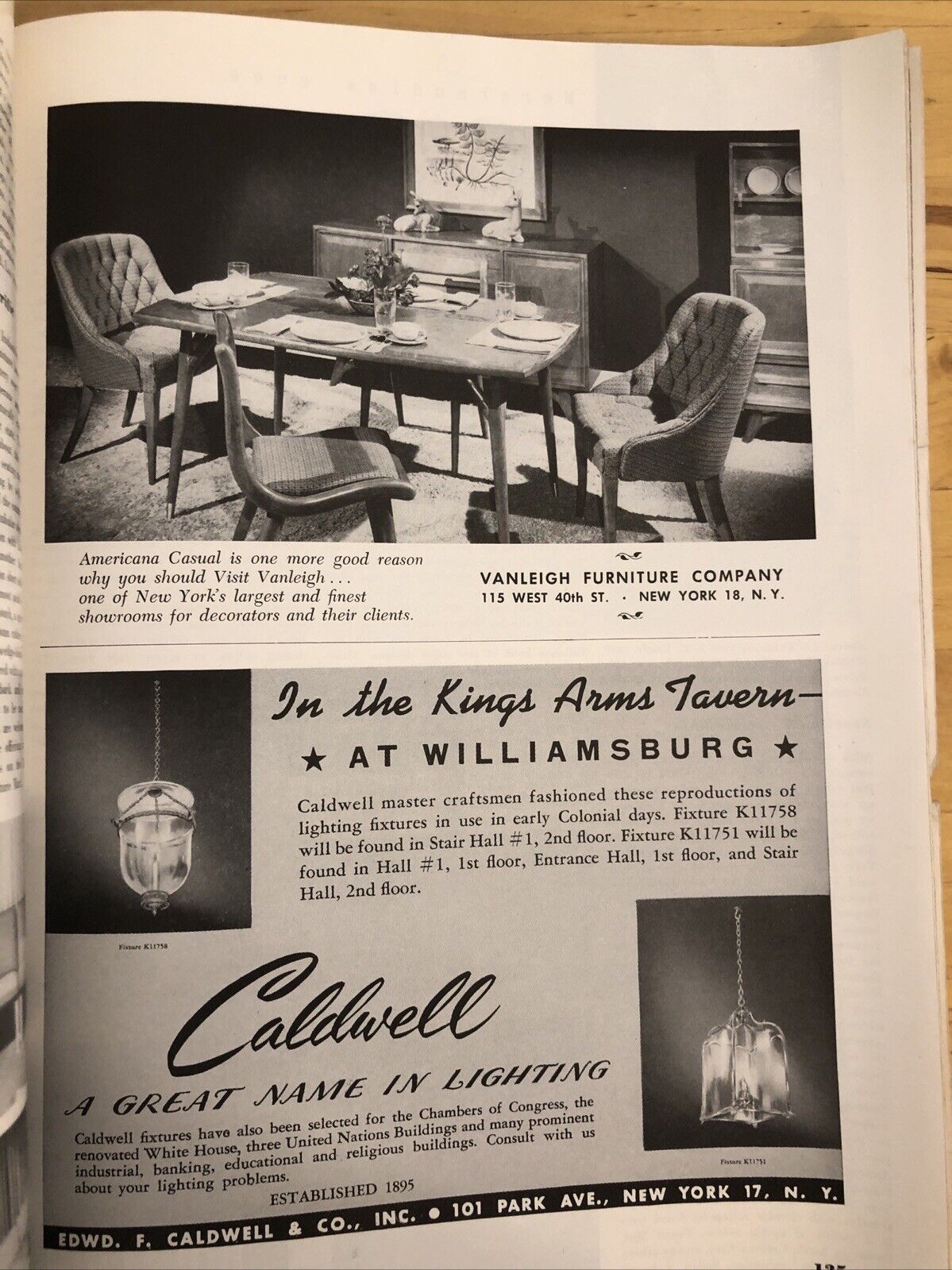 INTERIORS MAGAZINE APRIL 1952 Olga Gueft - Interiors, design, architecture