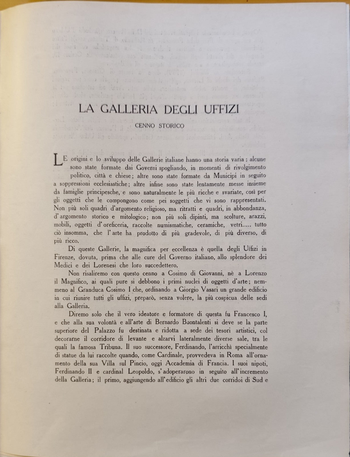 La Galleria degli Uffizi Corrado Ricci Istituto d'Arti Grafiche Bergamo 43 tavv.
