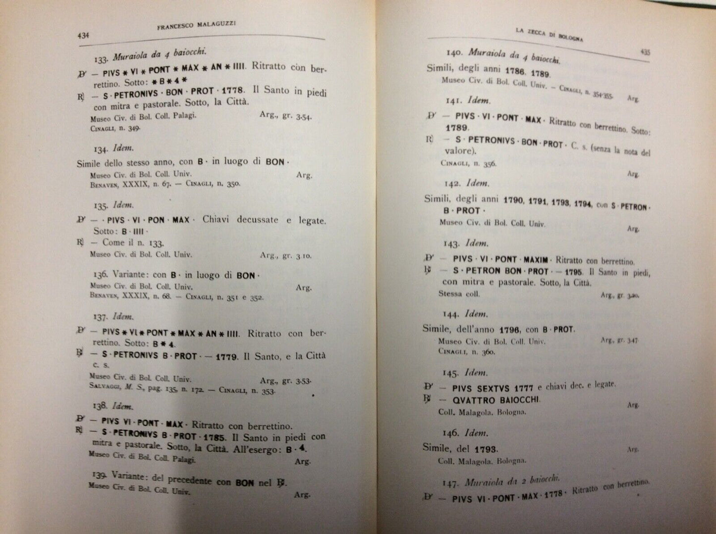 MALAGUZZI VALERI, LA ZECCA DI BOLOGNA, FORNI EDITORE RISTAMPA