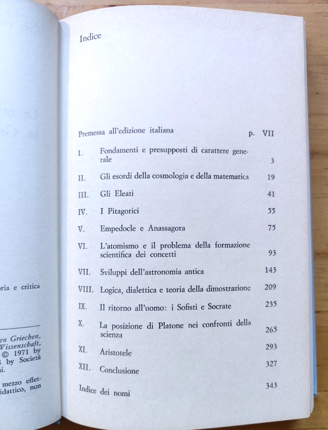 Le origini della scienza in Grecia - Kurt von Fritz, Il Mulino 1988
