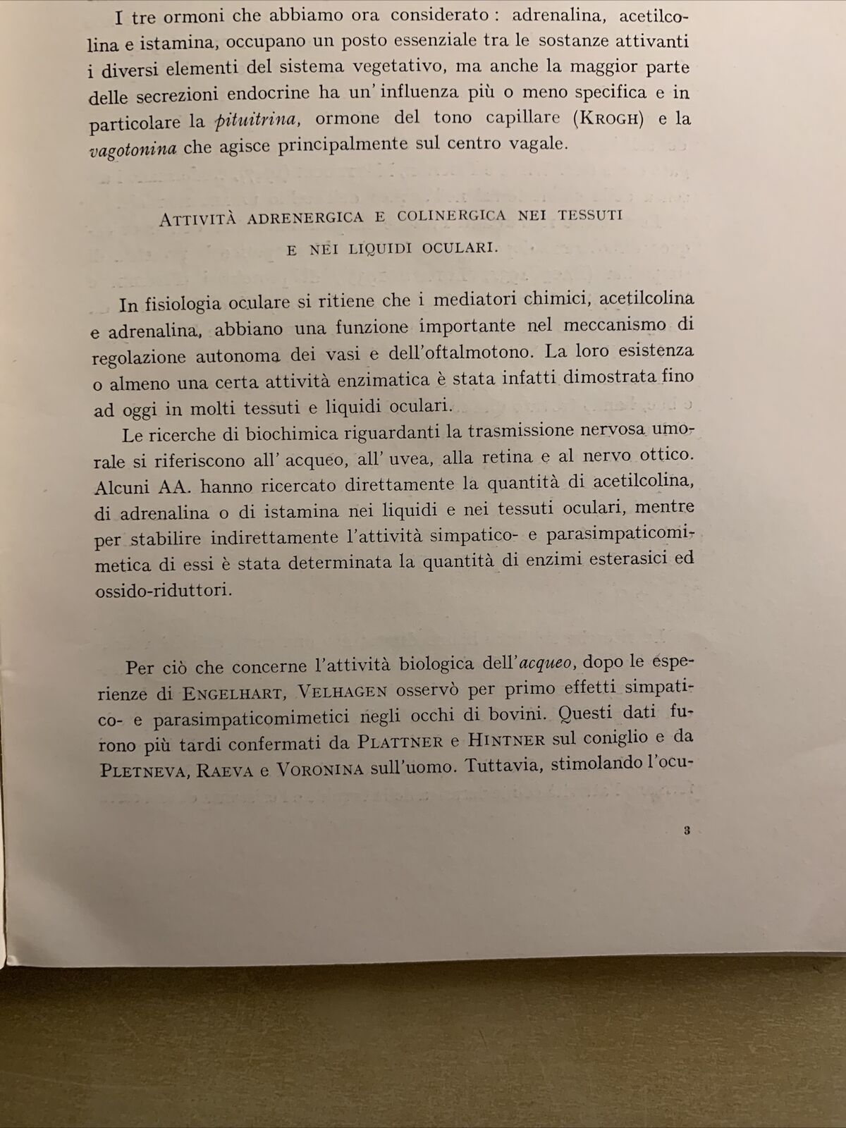 IL SISTEMA NERVOSO AUTONOMO NELLA FISIOPATOLOGIA OCULARE - MATTEUCCI. Rosenberg#