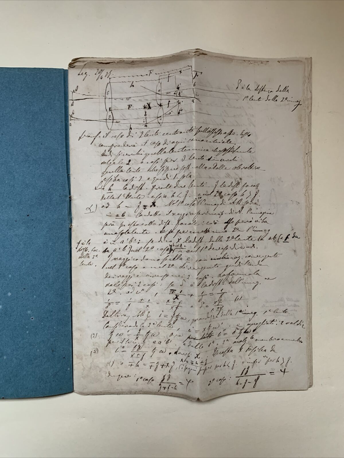 GOBBI BELCREDI Università Pavia 1876, Appunti di suo studente GEODESIA TEORETICA